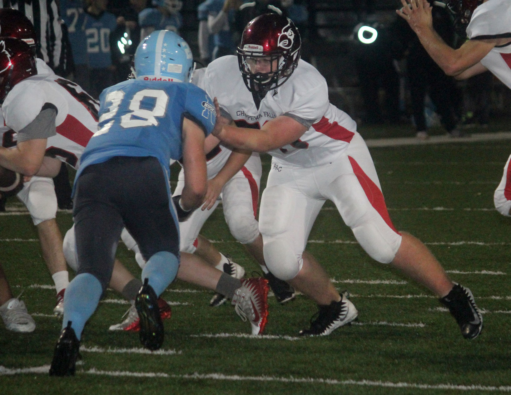 Chi-Hi football at Eau Claire North 10-5-18
